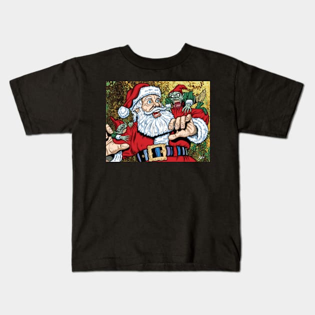 North Pole Zombies Kids T-Shirt by Parisi Studios